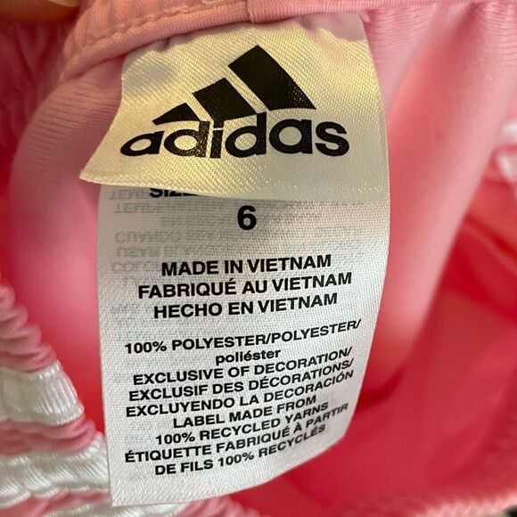 EUC Girls Adidas Jogger Track Pants Pink Sz. 6 - Picture 4 of 4